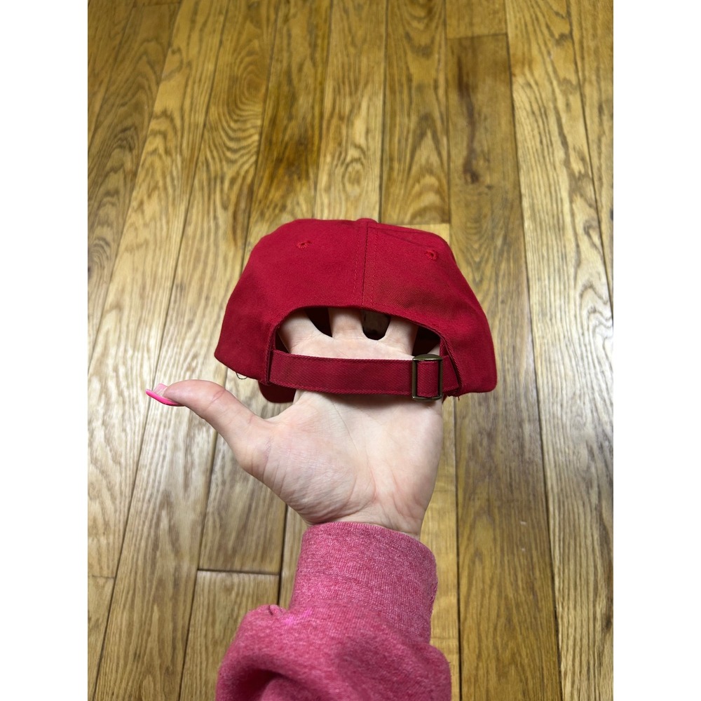 Ohio State Buckeyes Hat Cap Red Adjustable Sportsman Cotton Baseball - Picture 2 of 6